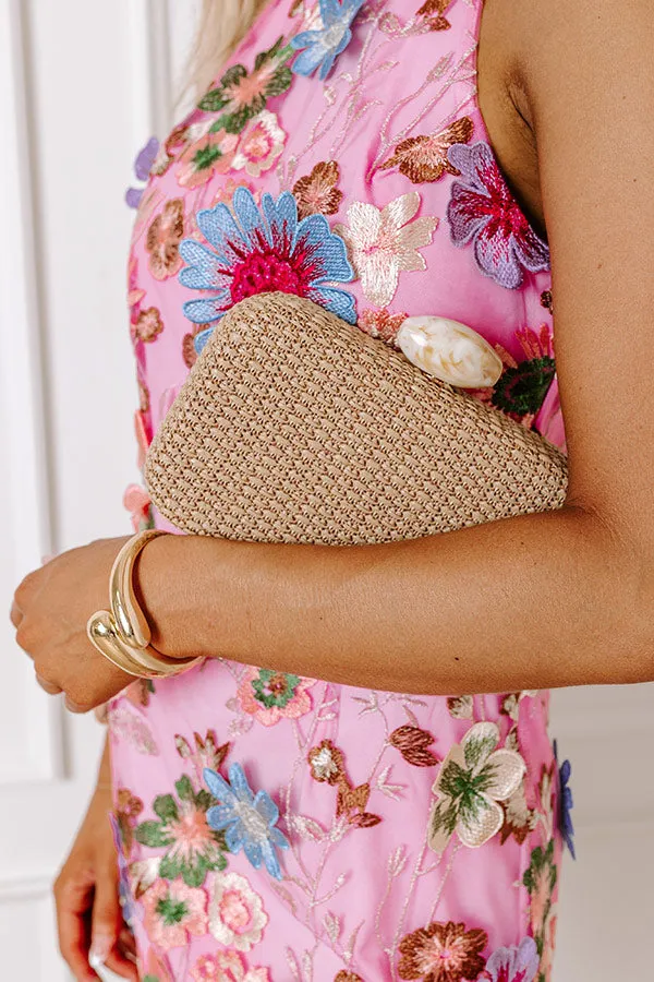 St. Lucia Love Woven Clutch in Tan sold by Impressions product image thumbnail 2