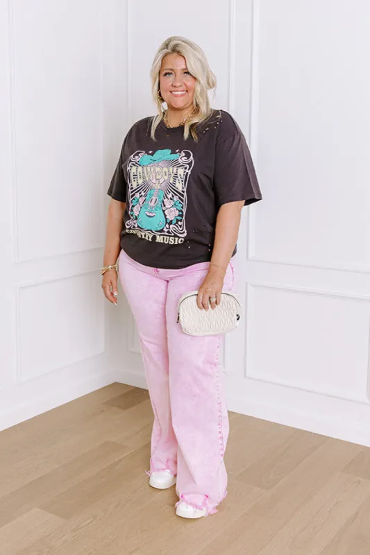 RISEN Emilia High Waist Acid Wash Wide Leg Jean Curves sold by Impressions