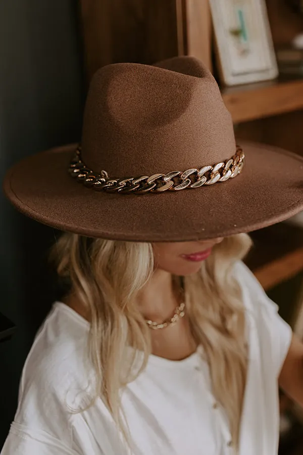 Love Of Lattes Felt Fedora In Mocha sold by Impressions product image thumbnail 3
