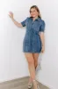 The Parleigh Denim Mini Dress sold by Impressions