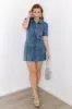 The Parleigh Denim Mini Dress sold by Impressions