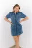 The Parleigh Denim Mini Dress sold by Impressions