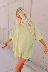 Seaside Glisten Mineral Wash Tee sold by Impressions