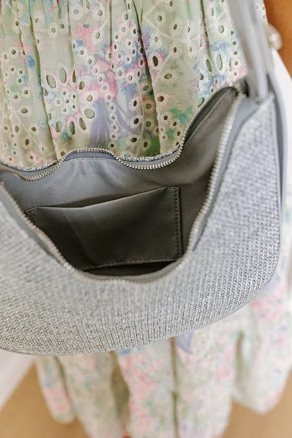 The Luna Spring Woven Purse in Airy Blue sold by Impressions product image thumbnail 3