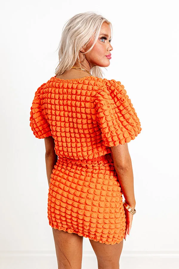 Stunning Vibes Crop Top In Orange sold by Impressions product image thumbnail 3