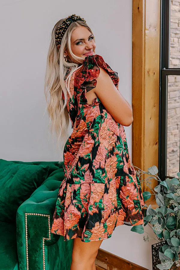 Keeping Interest Shift Dress in Rustic Rose sold by Impressions product image thumbnail 3