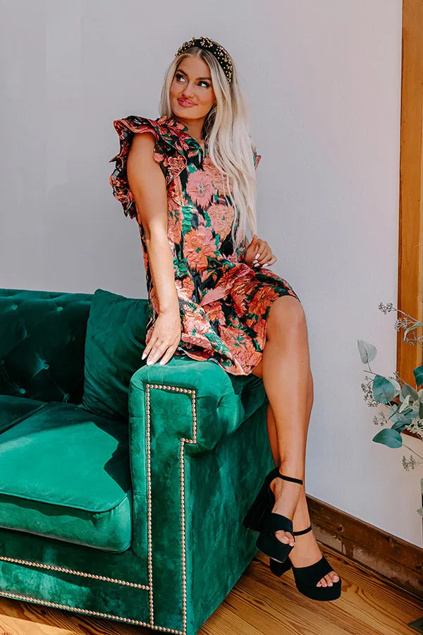 Keeping Interest Shift Dress in Rustic Rose sold by Impressions product image thumbnail 5