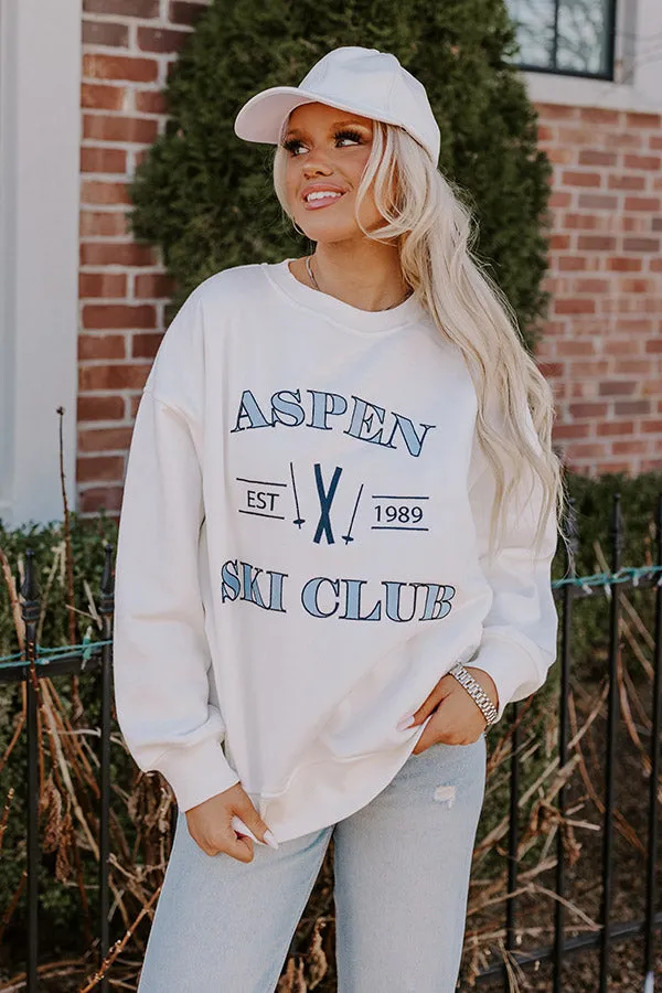 Aspen Ski Club Embroidered Sweatshirt sold by Impressions