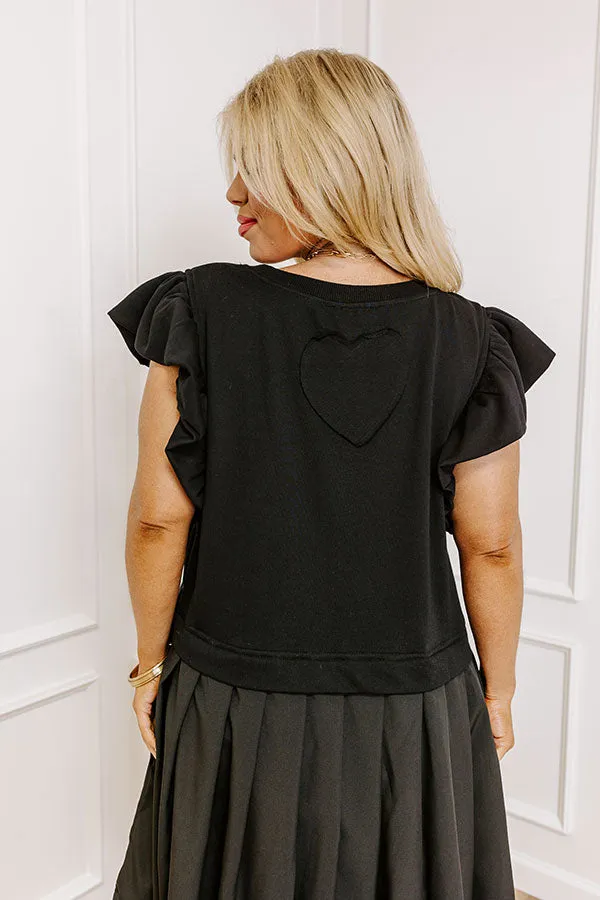 Country Club Meet Up Mini Dress in Black Curves sold by Impressions product image thumbnail 4