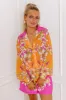 Hibiscus Kisses Button Up sold by Impressions