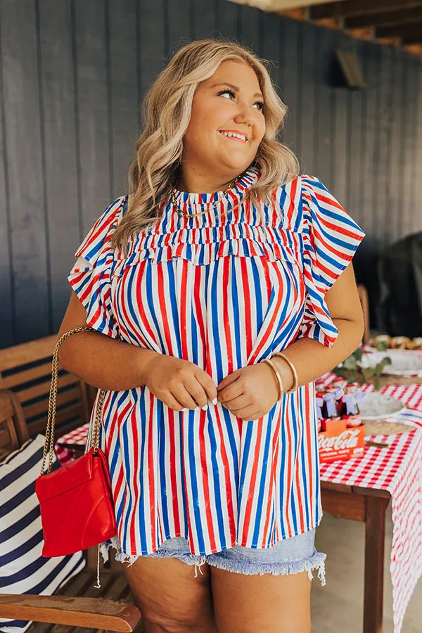 Smiles and Stripes Shift Top Curves sold by Impressions product image thumbnail 4