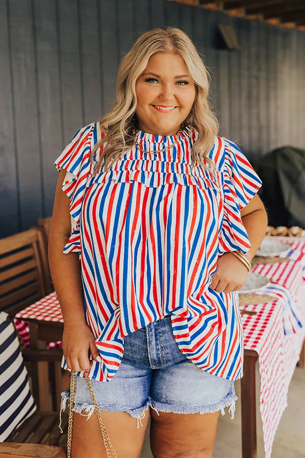 Smiles and Stripes Shift Top Curves sold by Impressions product image thumbnail 3