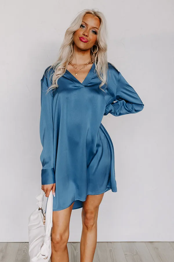 Love Crush Shift Dress in Ocean Blue sold by Impressions product image thumbnail 2
