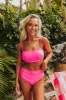Shore About It Bikini Top in Pink sold by Impressions