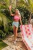 Shore About It Bikini Top in Pink sold by Impressions