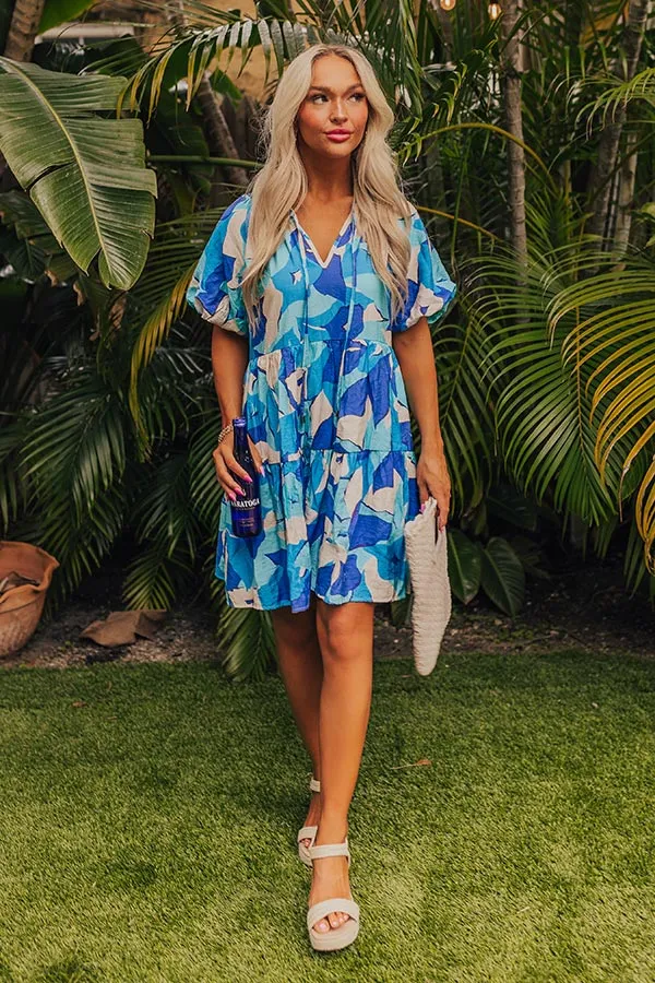 City Escape Mini Dress in Royal Blue sold by Impressions product image thumbnail 5