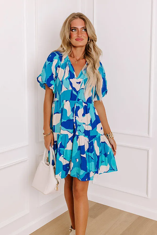 City Escape Mini Dress in Royal Blue sold by Impressions