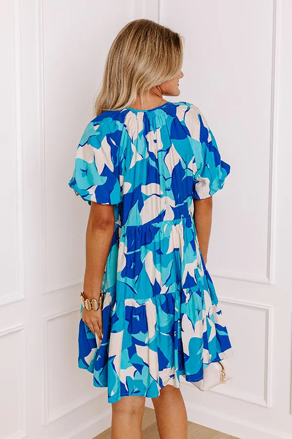 City Escape Mini Dress in Royal Blue sold by Impressions product image thumbnail 4