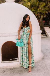 Flirty Moments Floral Maxi Skirt sold by Impressions