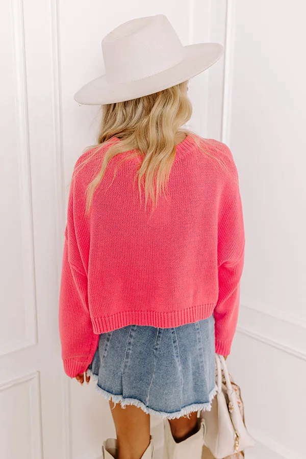 Coastal Breeze Knit Sweater in Pink sold by Impressions product image thumbnail 5