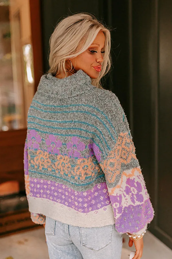 Autumn Brunch Knit Sweater in Airy Blue sold by Impressions product image thumbnail 4