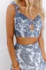 Sunchaser Chiffon Paisley Crop Top sold by Impressions