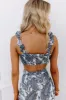 Sunchaser Chiffon Paisley Crop Top sold by Impressions