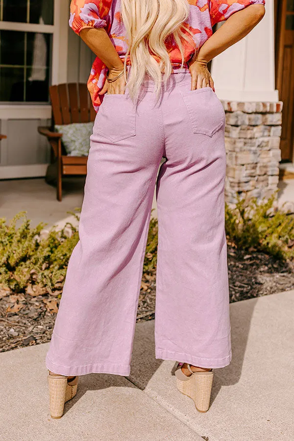 The Dex High Waist Straight Leg Jean In Lavender Curves sold by Impressions product image thumbnail 3