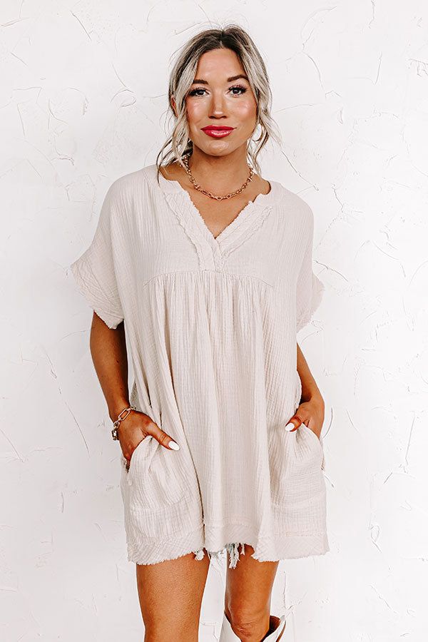 Beyond Lovely Shift Top In Birch sold by Impressions product image thumbnail 3