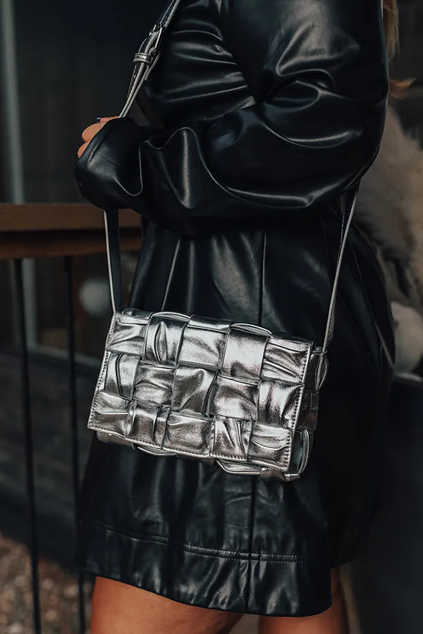 Guest To Impress Faux Leather Crossbody In Silver sold by Impressions product image thumbnail 3