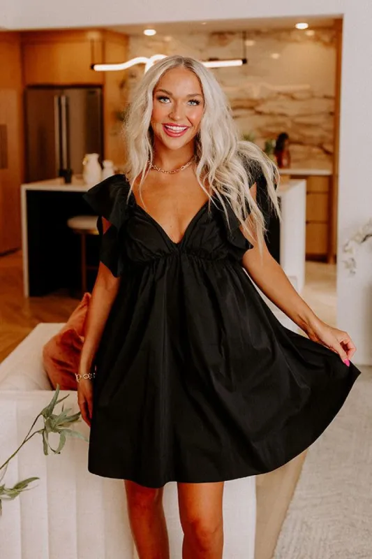 Happiness On The Way Mini Dress In Black sold by Impressions