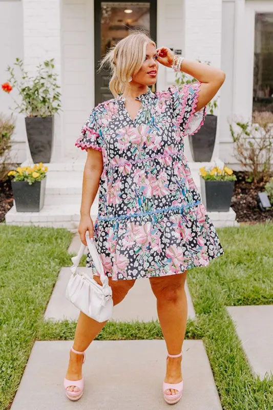Garden Gypsy Shift Dress Curves sold by Impressions
