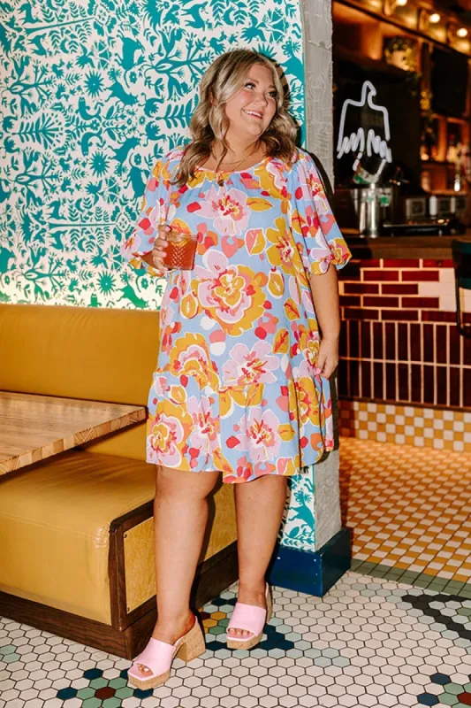 Antigua Girls Trip Floral Shift Dress Curves sold by Impressions