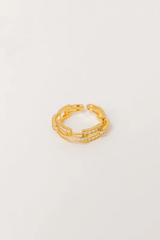 Love Link Ring in Gold sold by Impressions