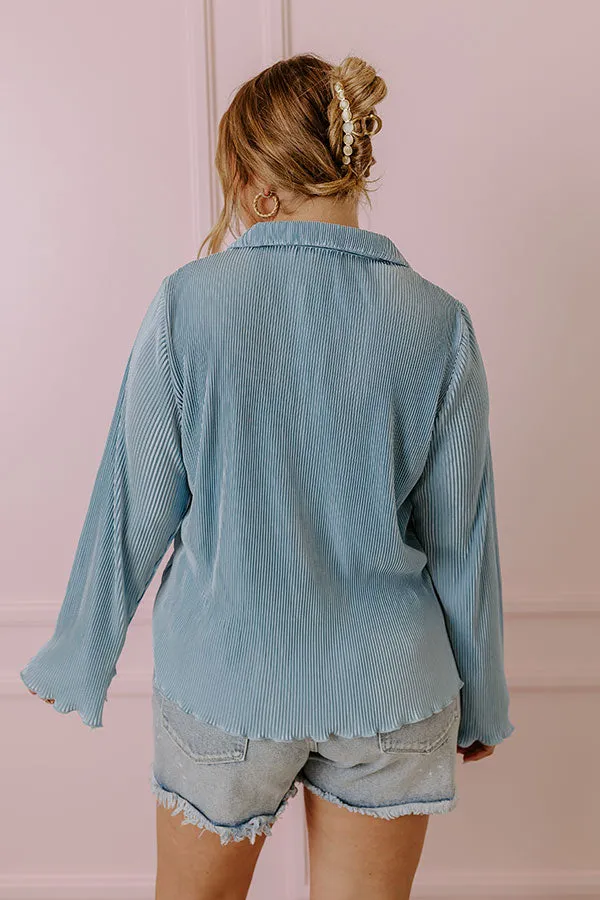 Keen On You Pleated Button Up sold by Impressions product image thumbnail 4