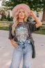 Cowboys and Country Music Distressed Boyfriend Tee Curves sold by Impressions