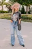 Cowboys and Country Music Distressed Boyfriend Tee Curves sold by Impressions