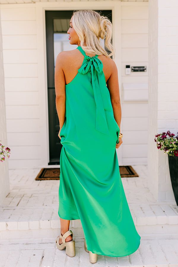 Bali Date Night Satin Maxi Dress sold by Impressions product image thumbnail 3
