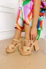 The Summer Woven Platform Heel sold by Impressions