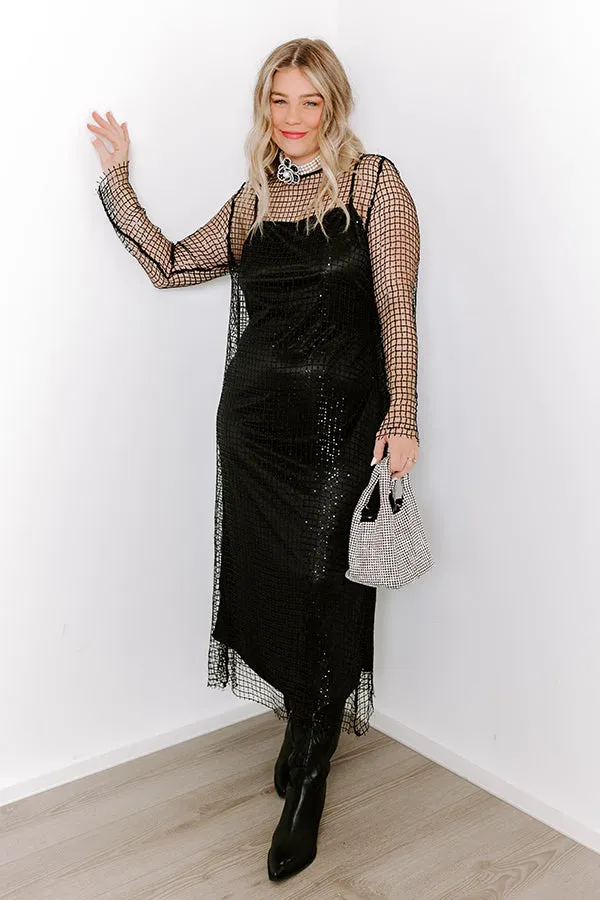 Broadway Beautiful Mesh Midi sold by Impressions