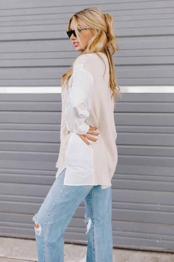 Cinnamon Lane Cable Knit Sweater Top sold by Impressions product image thumbnail 3