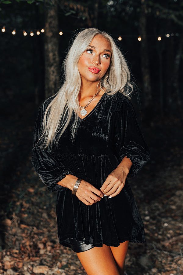 Winding Roads Velvet Babydoll Top sold by Impressions product image thumbnail 2