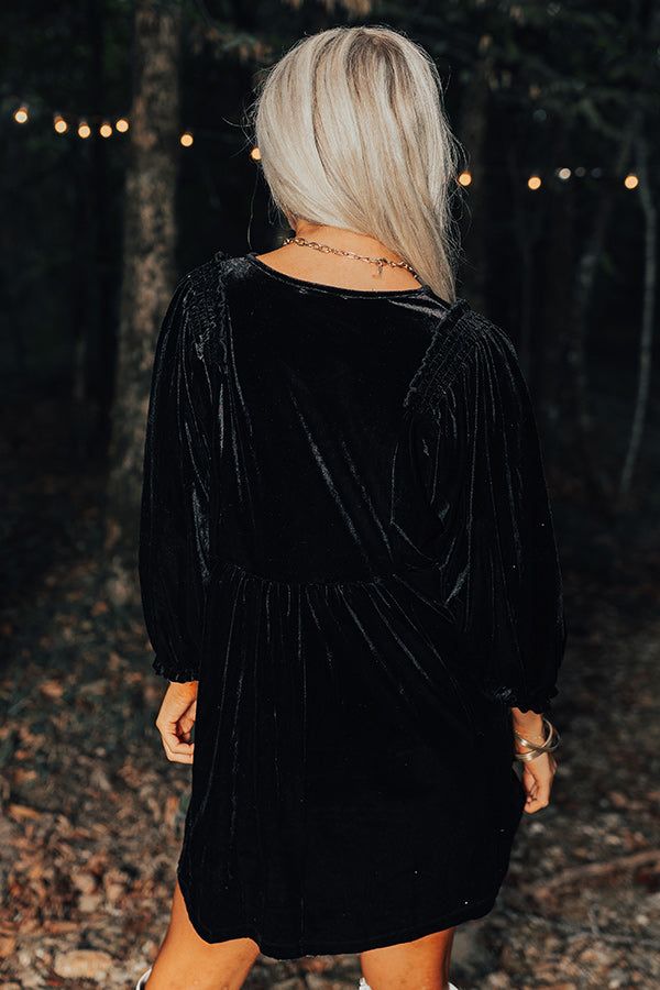 Winding Roads Velvet Babydoll Top sold by Impressions product image thumbnail 5