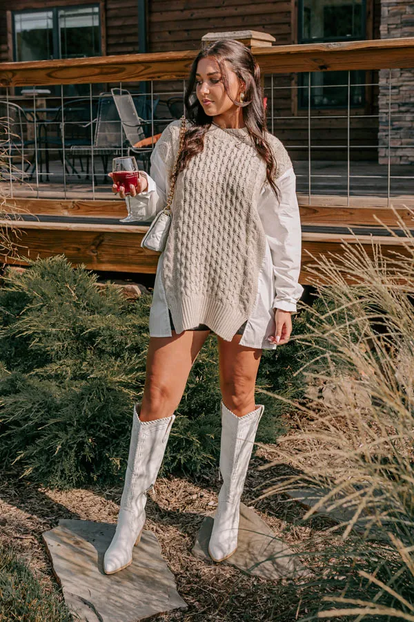 Cinnamon Lane Cable Knit Sweater Top sold by Impressions product image thumbnail 5