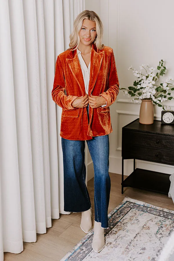 Downtown Happy Hour Velvet Blazer sold by Impressions product image thumbnail 2