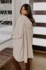 Latte Sipping Mineral Wash Oversized Hoodie in Beige sold by Impressions