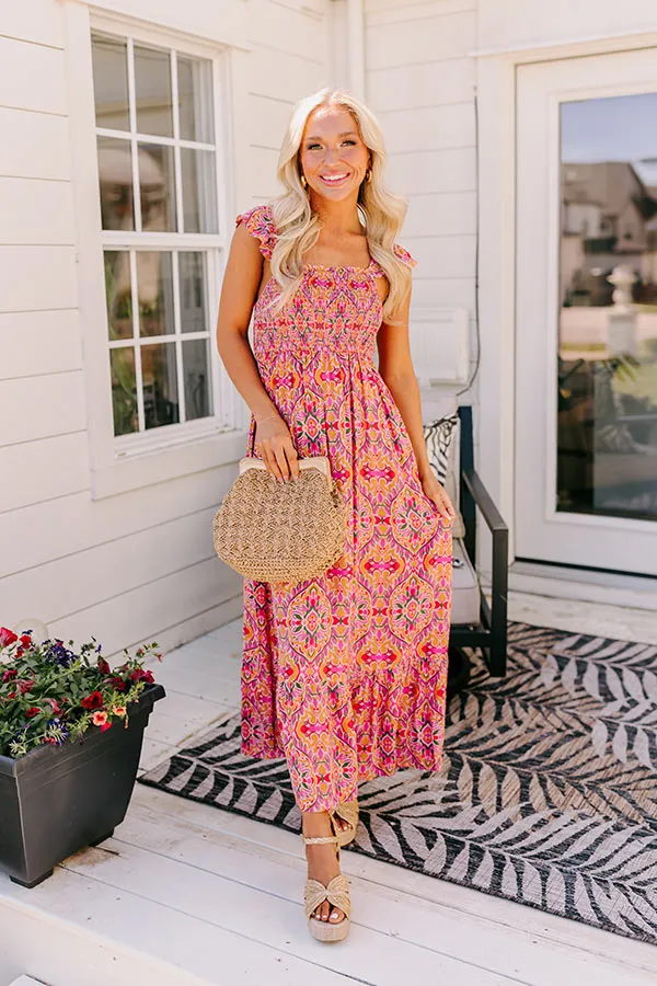 Savannah Estate Smocked Maxi Dress sold by Impressions product image thumbnail 3
