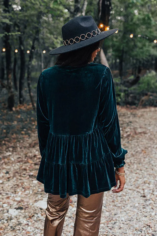 Composed Charm Velvet Shift Top sold by Impressions product image thumbnail 4