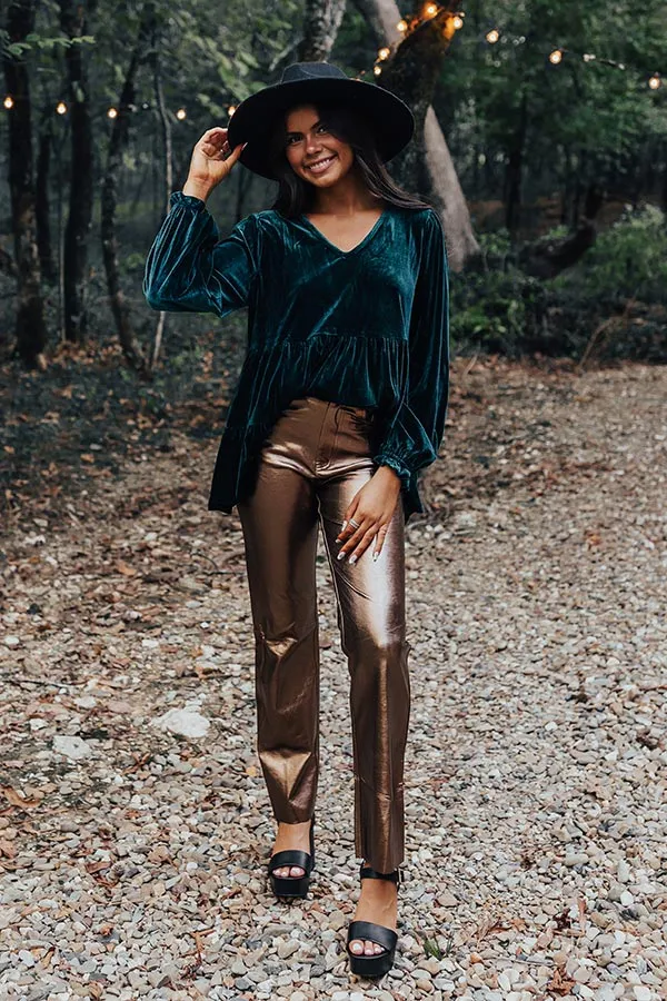 Composed Charm Velvet Shift Top sold by Impressions product image thumbnail 2