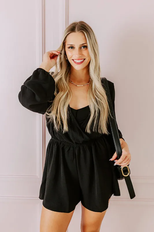 Simply Sweet Romper in Black sold by Impressions
